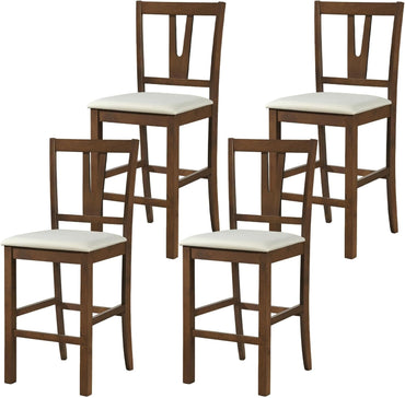 Goflame 24" Counter Height Mid-Century Bar Stools