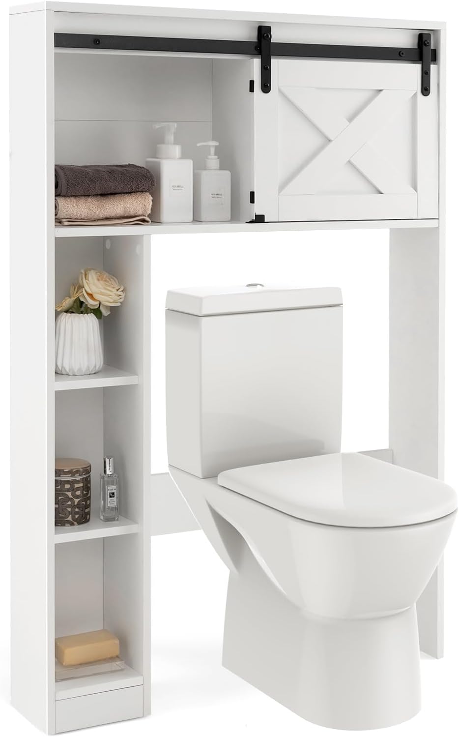 Over The Toilet Storage Cabinet, White - Goflame