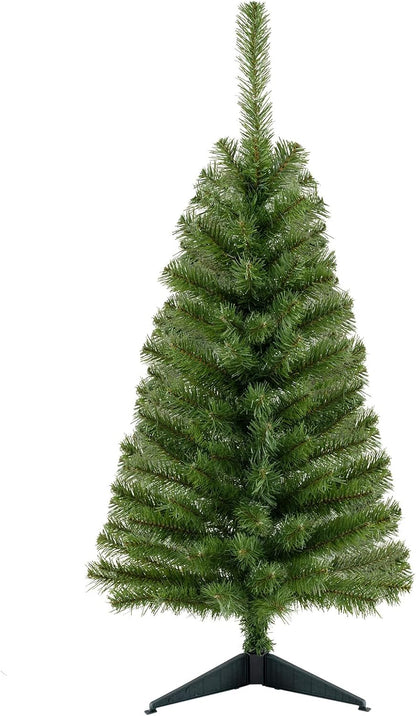 GOLFLAME 3FT Artificial Christmas Tree, Premium Mini Xmas Pine Tree with Stand Base Thicken Tips