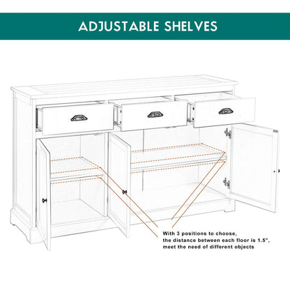Goflame Sideboard Buffet Server Storage Cabinet Console Table