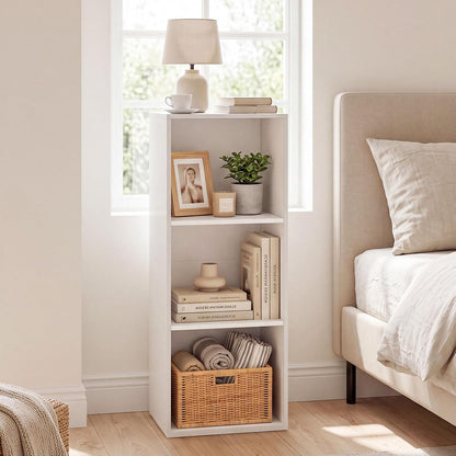 Goflame 3-Cube Modern Bookcase, Vertical or Horizontal