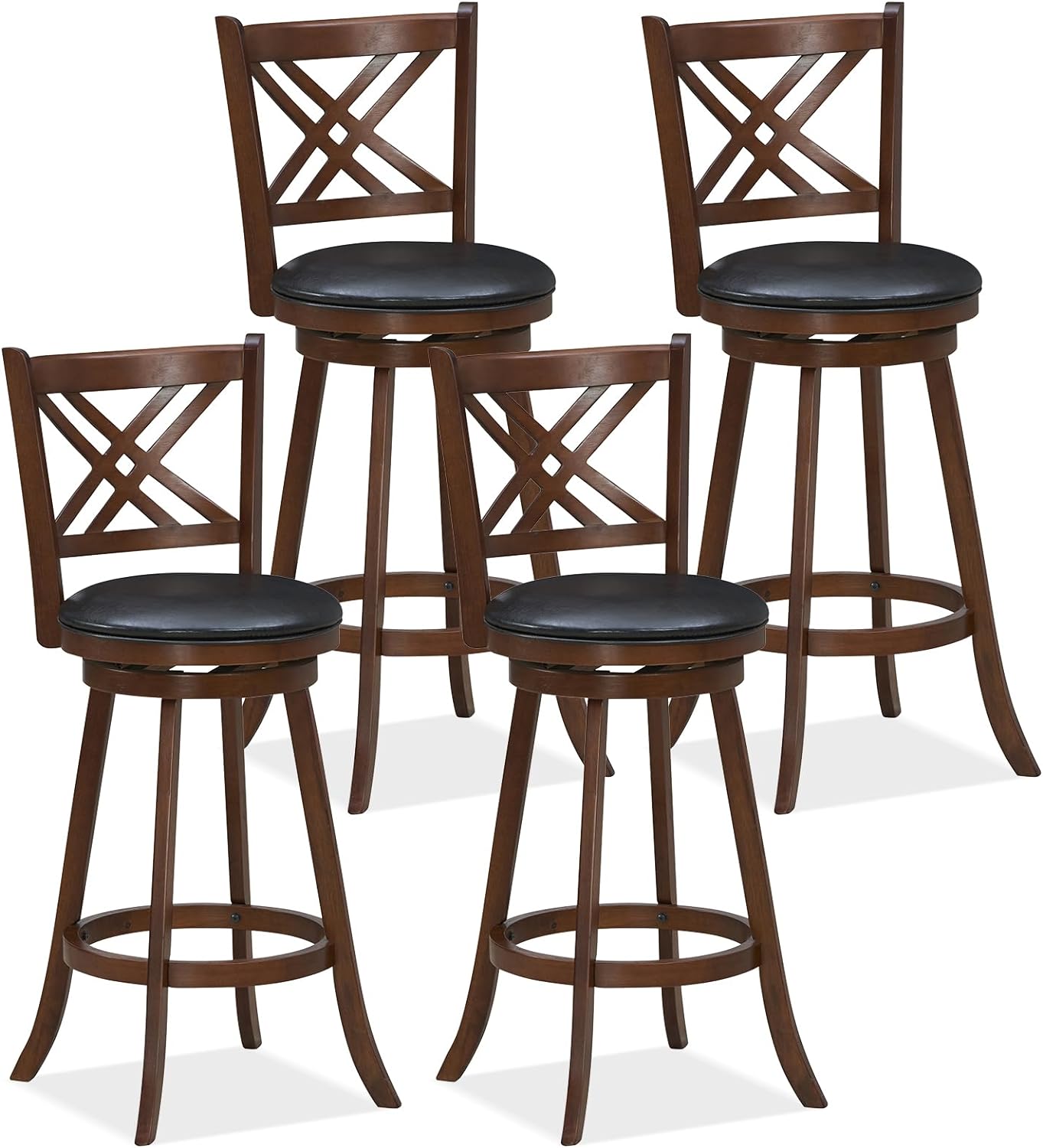 360° Swivel Barstools Set of 2 - Goflame
