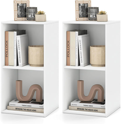 Goflame 3-Cube Modern Bookcase, Vertical or Horizontal