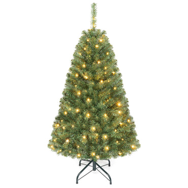 Goflame 8FT/7FT Artificial Christmas Tree | Holiday Decoration Tree Indoor Outdoor