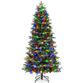GOFLAME 7FT/8FT Pre-lit Christmas Tree with Power Connector