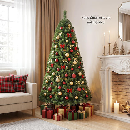 GOFLAME Artificial Christmas Tree | Dimmable Warm White & Multi-colored LED Lights