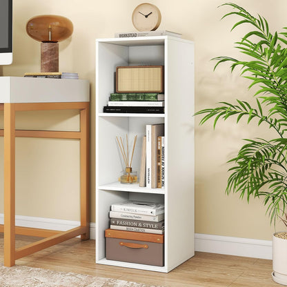 Goflame 3-Cube Modern Bookcase, Vertical or Horizontal