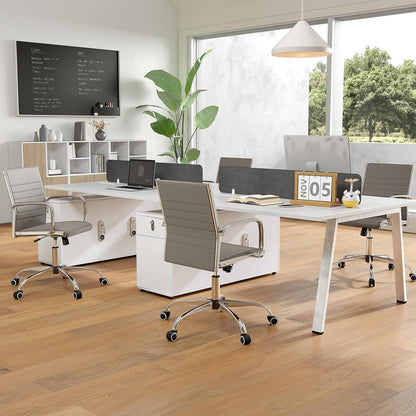 Goflame Leather Office Chair,Ergonomic Computer Desk Chair