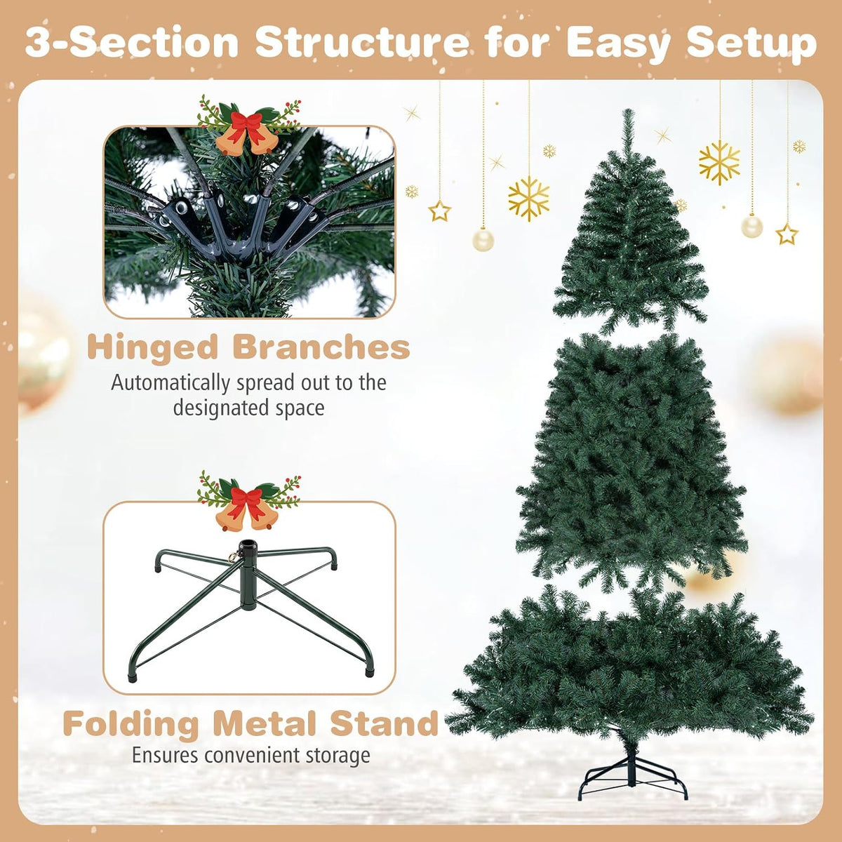 GOFLAME Christmas Tree with Remote APP Control