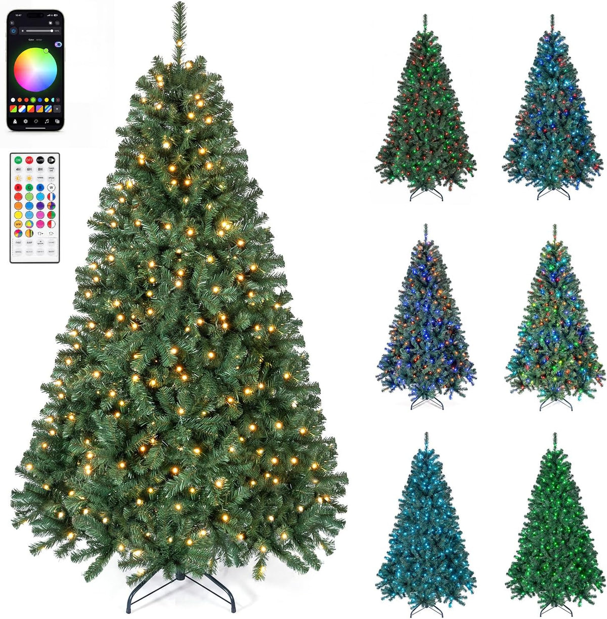 GOFLAME Christmas Tree with Remote APP Control