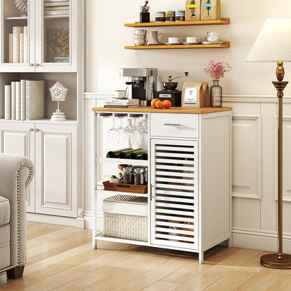 Goflame Kitchen Island with Storage Cabinet