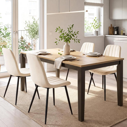 Goflame Upholstered Dining Chairs Set of 4
