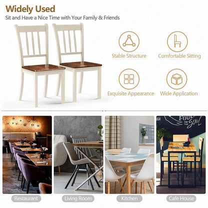 Solid Wood Whitesburg Dining Chairs Set of 4 - Goflameus