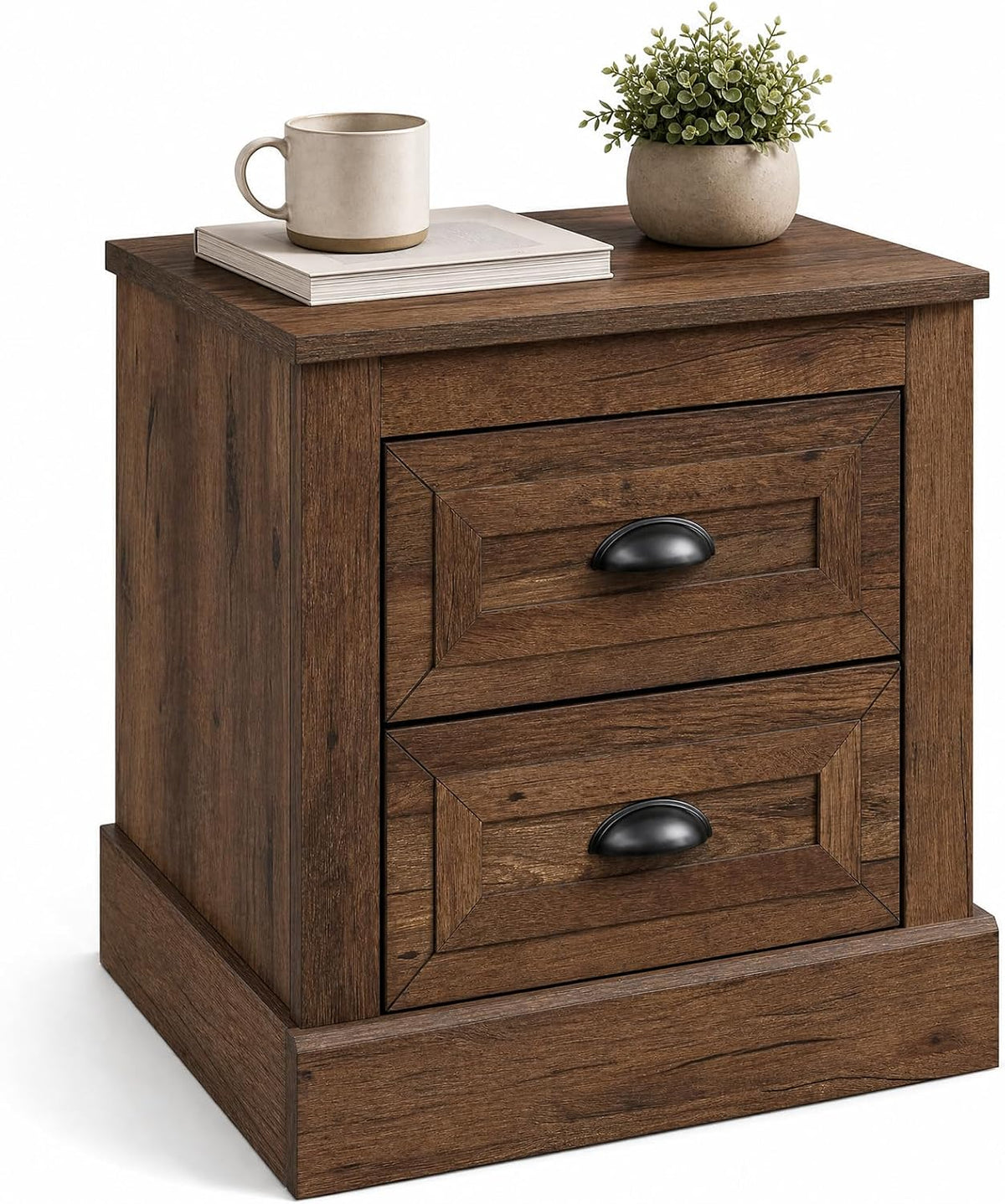 GOFLAME Nightstand with 2 Drawers