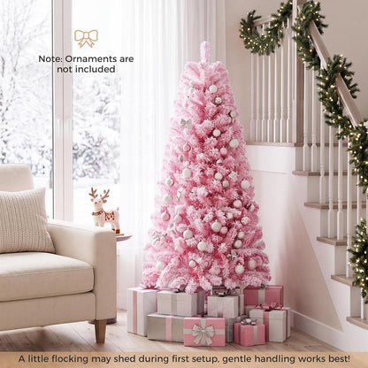GOFLAME 5FT/6FT/7FT Prelit Christmas Tree