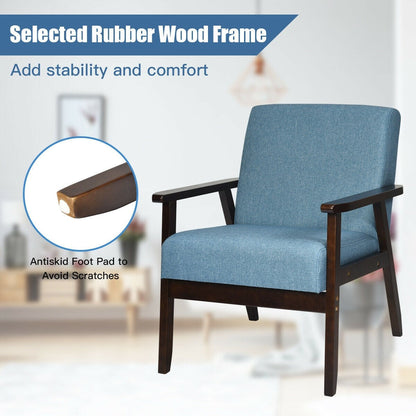 Mid-Century Modern Accent Chair for Living Room - Goflameus