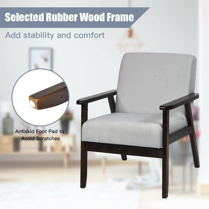 Mid-Century Modern Accent Chair for Living Room - Goflameus