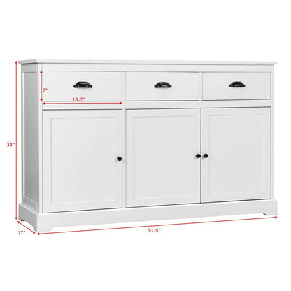 Goflame Sideboard Buffet Server Storage Cabinet Console Table