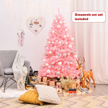 Goflame Unlit Artificial Christmas Tree, 100% New PVC Material, Xmas Tree for Indoor and Outdoor Decoration - GoflameUS