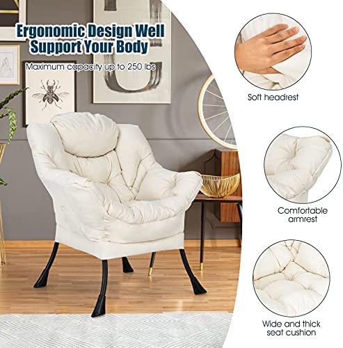 Modern Lazy Chair, Accent Contemporary Lounge Chair - Goflame