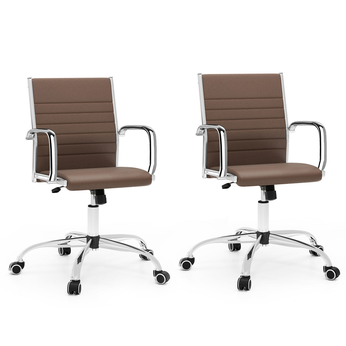 Goflame Leather Office Chair,Ergonomic Computer Desk Chair