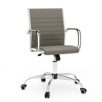 Goflame Leather Office Chair,Ergonomic Computer Desk Chair