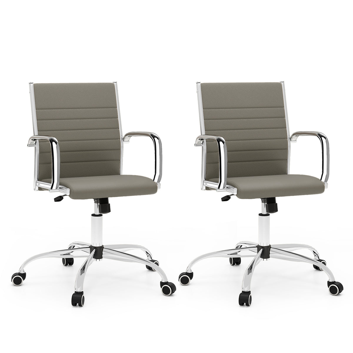 Goflame Leather Office Chair,Ergonomic Computer Desk Chair