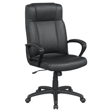 Goflame Faux Leather Office Chair Computer Desk Chair with Rocking Function