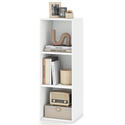 Goflame 3-Cube Modern Bookcase, Vertical or Horizontal