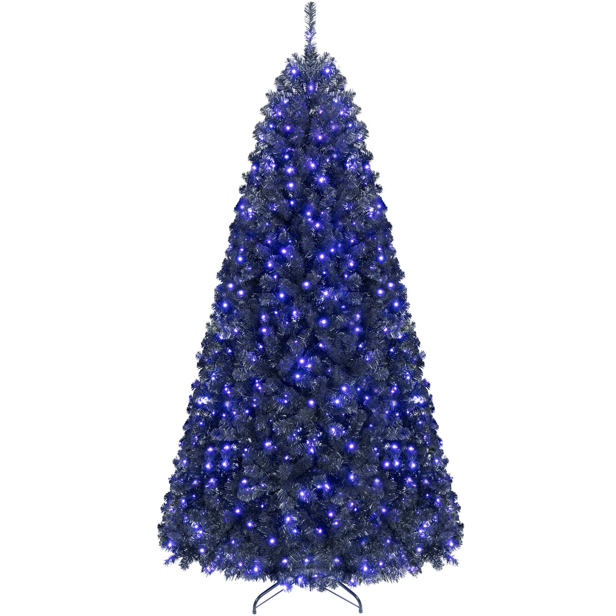 7/6 ft Decoration Tree for Christmas Halloween, Pre-Lit, Black
