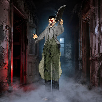 Zombie Halloween Decoration Outdoor with Glowing Eyes