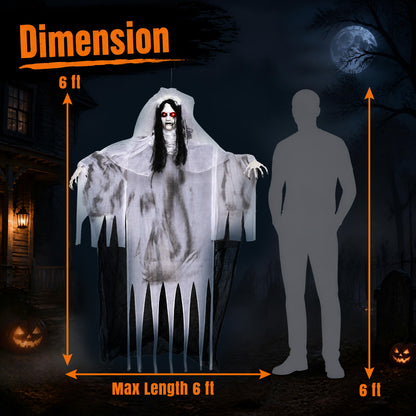 6 FT/185 CM Ghost Bride Halloween Decoration