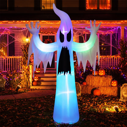 7.7 FT/235 CM Tall Halloween Inflatables Ghost Outdoor Decoration