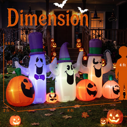 8 FT/240 CM Halloween Outdoor Inflatables