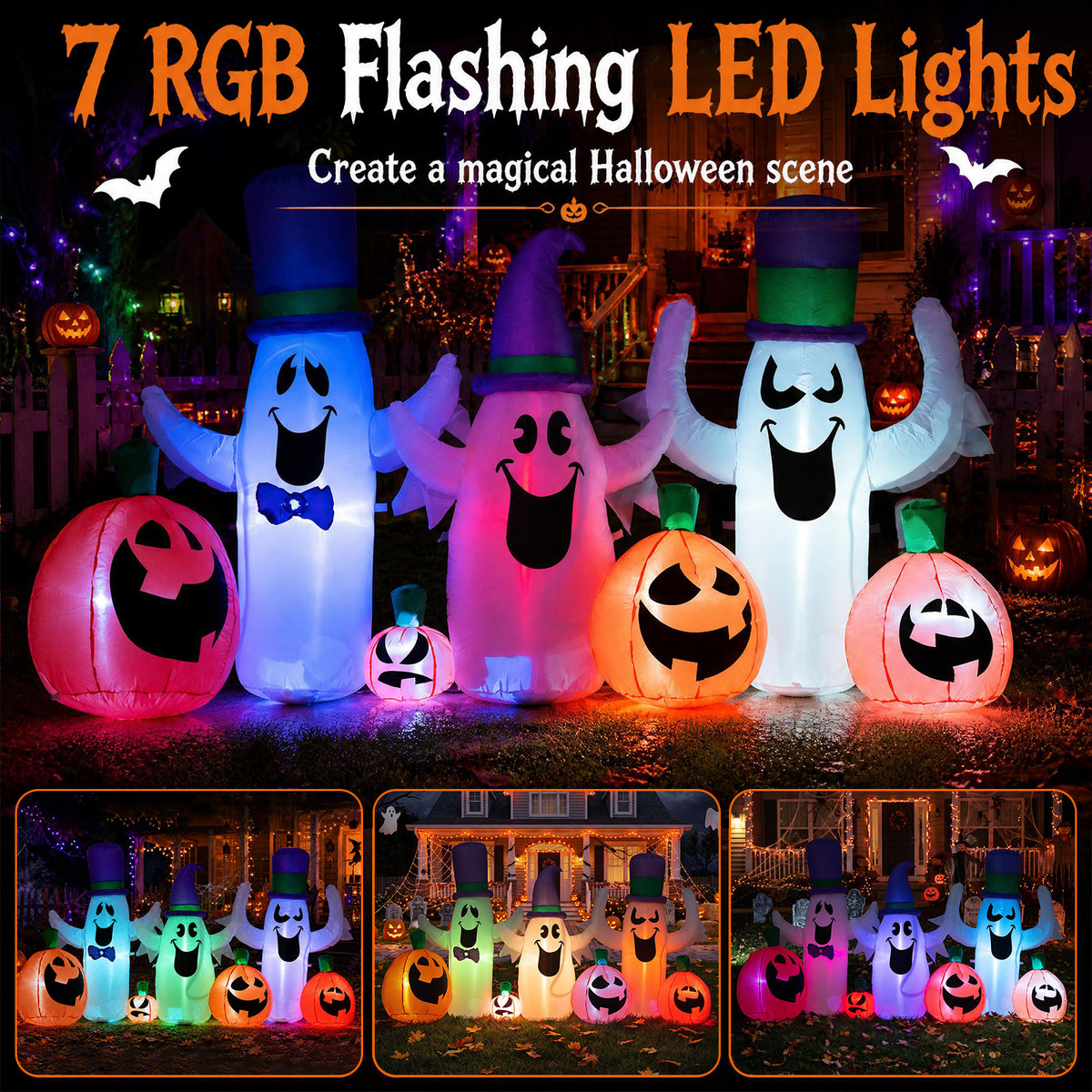 8 FT/240 CM Halloween Outdoor Inflatables