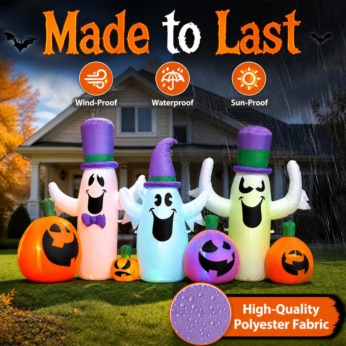 8 FT/240 CM Halloween Outdoor Inflatables