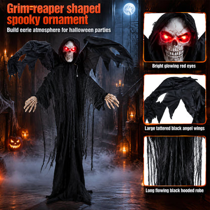 Halloween Standing Grim Reaper, Outdoor Life Size Animatronics