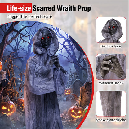 5.6 ft Halloween Weeping Woman Animatronic