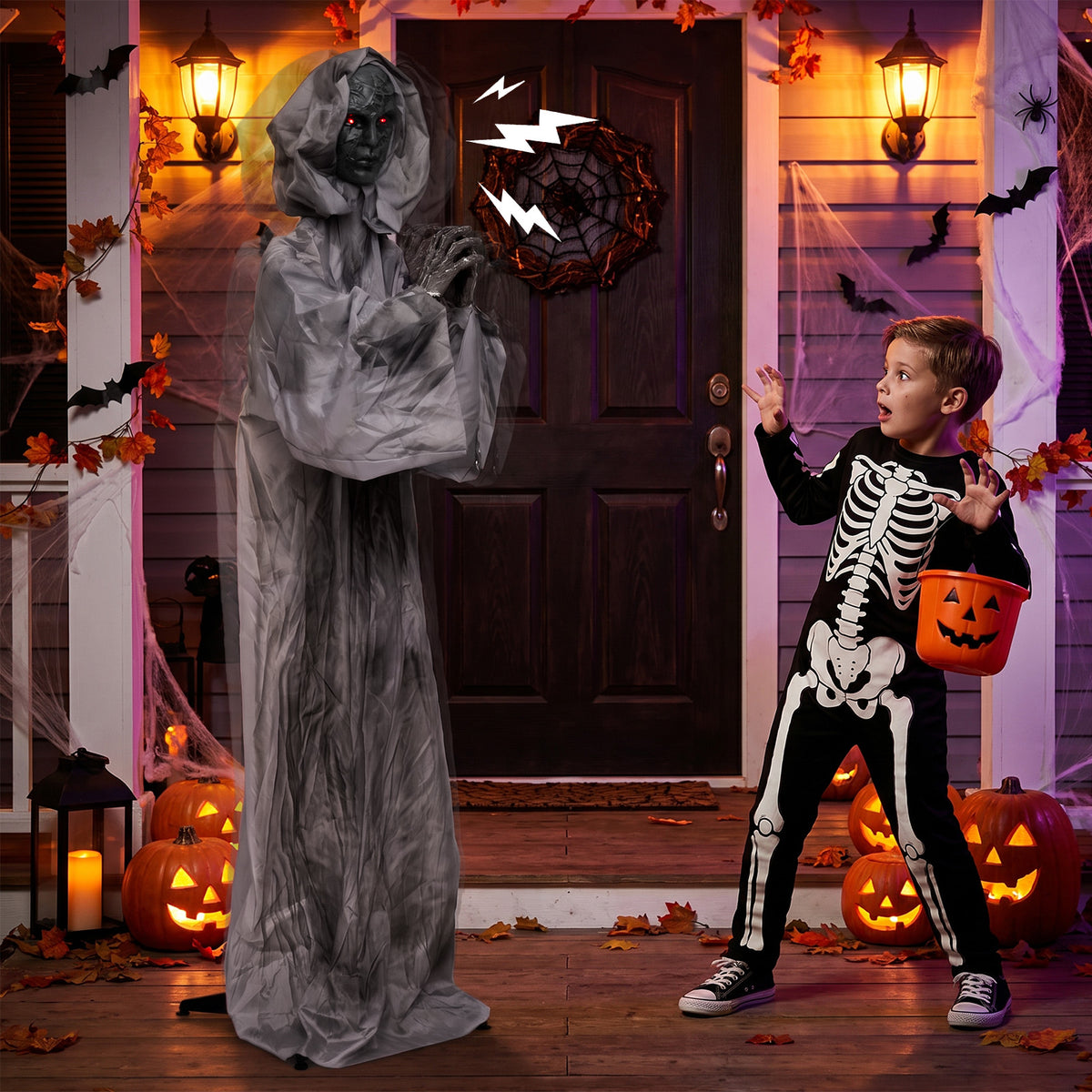 5.6 ft Halloween Weeping Woman Animatronic