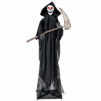 6 FT Lifelike Grim Reaper w/Scythe Decorations