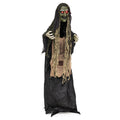 5.3 FT/160 CM Standing Hunchback Witch Prop w/ Light-up Eyes