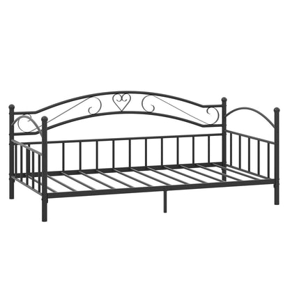 Goflame Modern Sofa Day Bed with Stylish Headboard & 12 Metal Slats Support