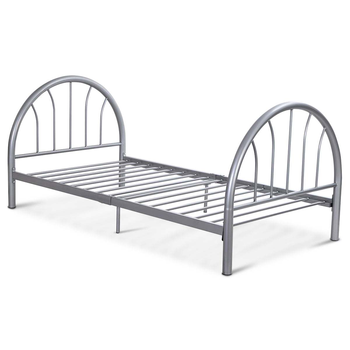 Goflame 83" x 42" x 35" Metal Bed Platform Frame Twin Size Bedroom Home Furniture