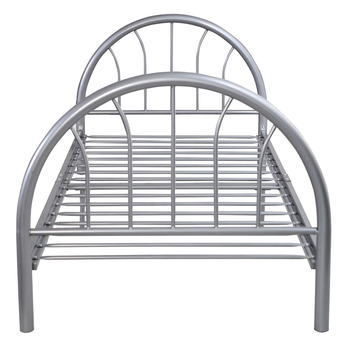 Goflame 83" x 42" x 35" Metal Bed Platform Frame Twin Size Bedroom Home Furniture