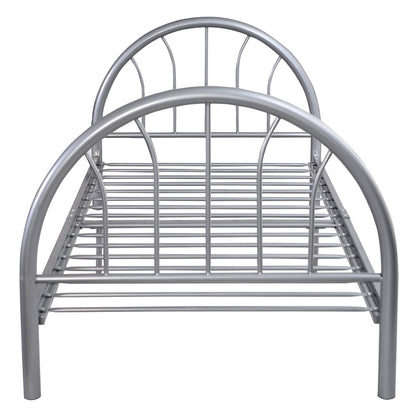 Goflame 83" x 42" x 35" Metal Bed Platform Frame Twin Size Bedroom Home Furniture