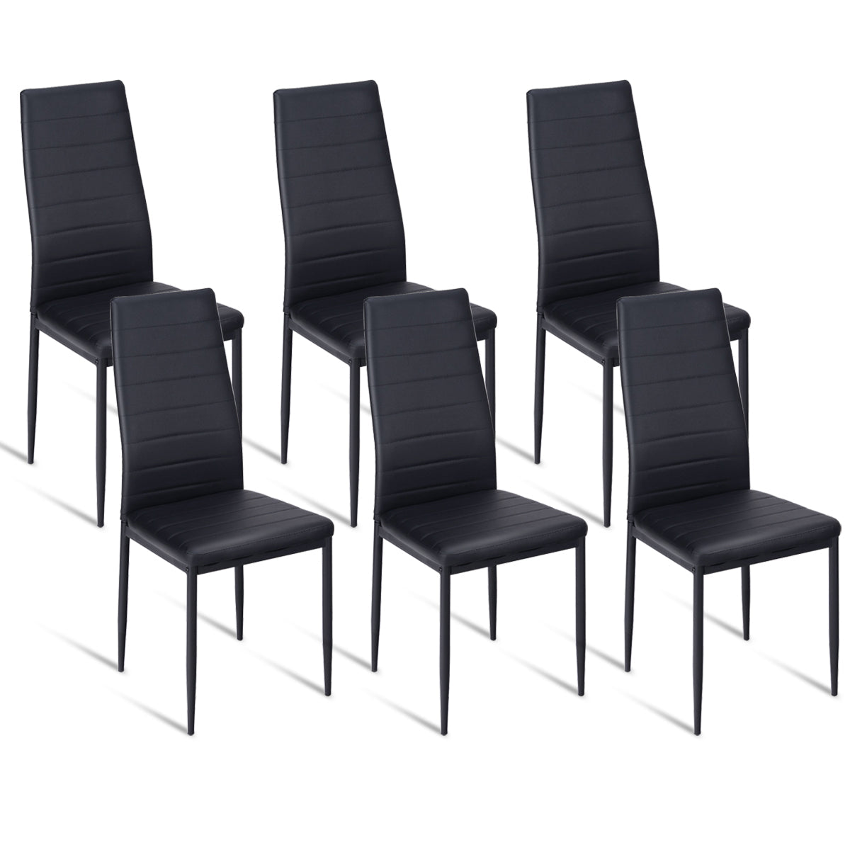 Goflame Set of 6 Dining Chairs