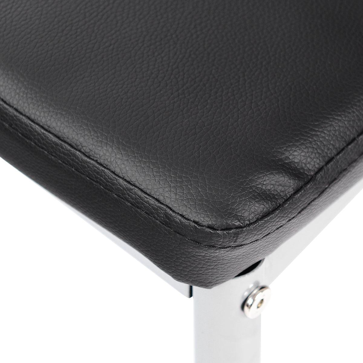 Goflame Set of 4 PU Leather Dining Side Chairs with Padded Seat Foot Cap