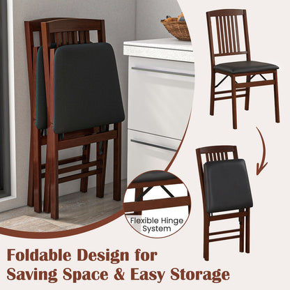 Goflame Folding Dining Chairs Set (2/4)