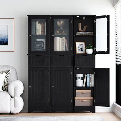 Goflame Freestanding Bathroom Storage Cabinet