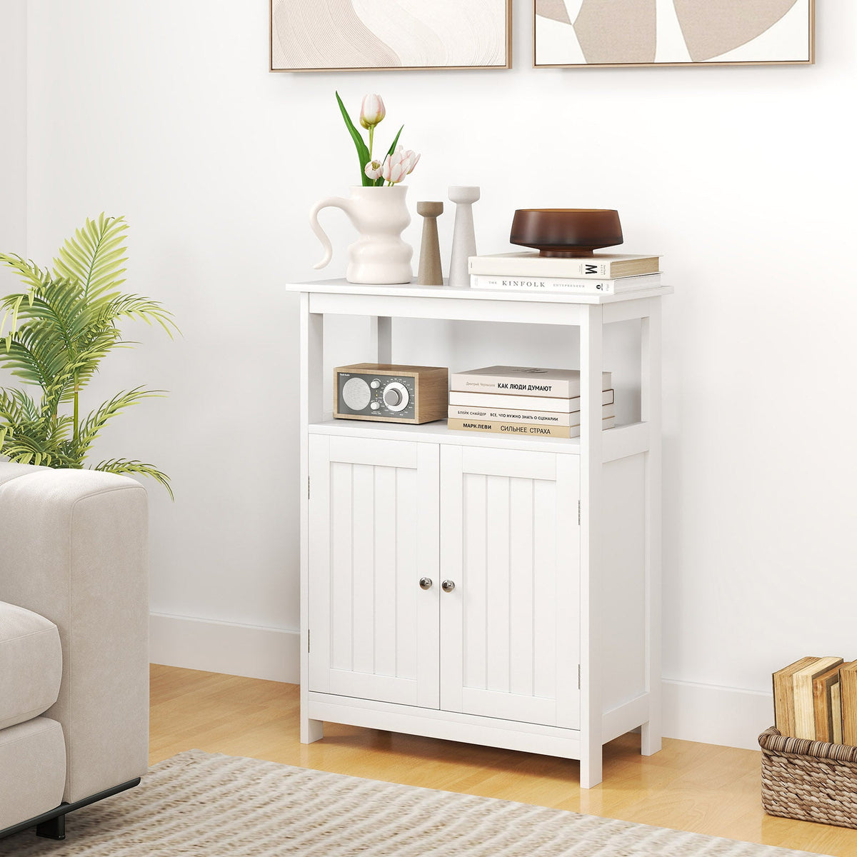 Goflame Bathroom Storage Cabinet